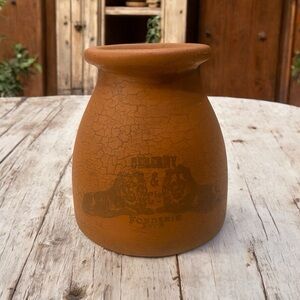 Rustic Brown Pottery Vase